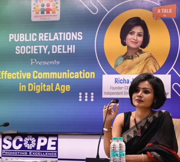 PR Society Delhi presents a talk on Effective Communication in Digital Age by Richa Jain