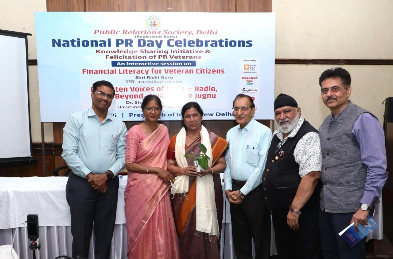 National PR Day: Public Relations Society Delhi Honors Veteran Media Professionals